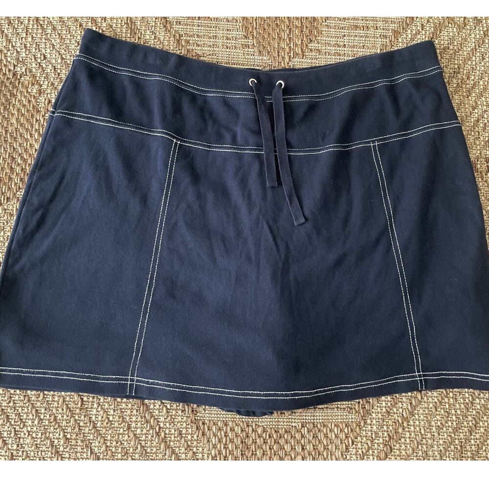 Anne Klein Sport XXL Navy Skort 100% cotton tenis pickleball